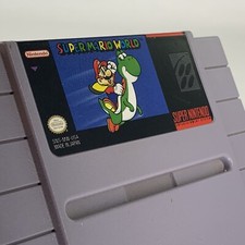 Super Mario World - Original and Authentic SNES Super Nintendo Game 1991