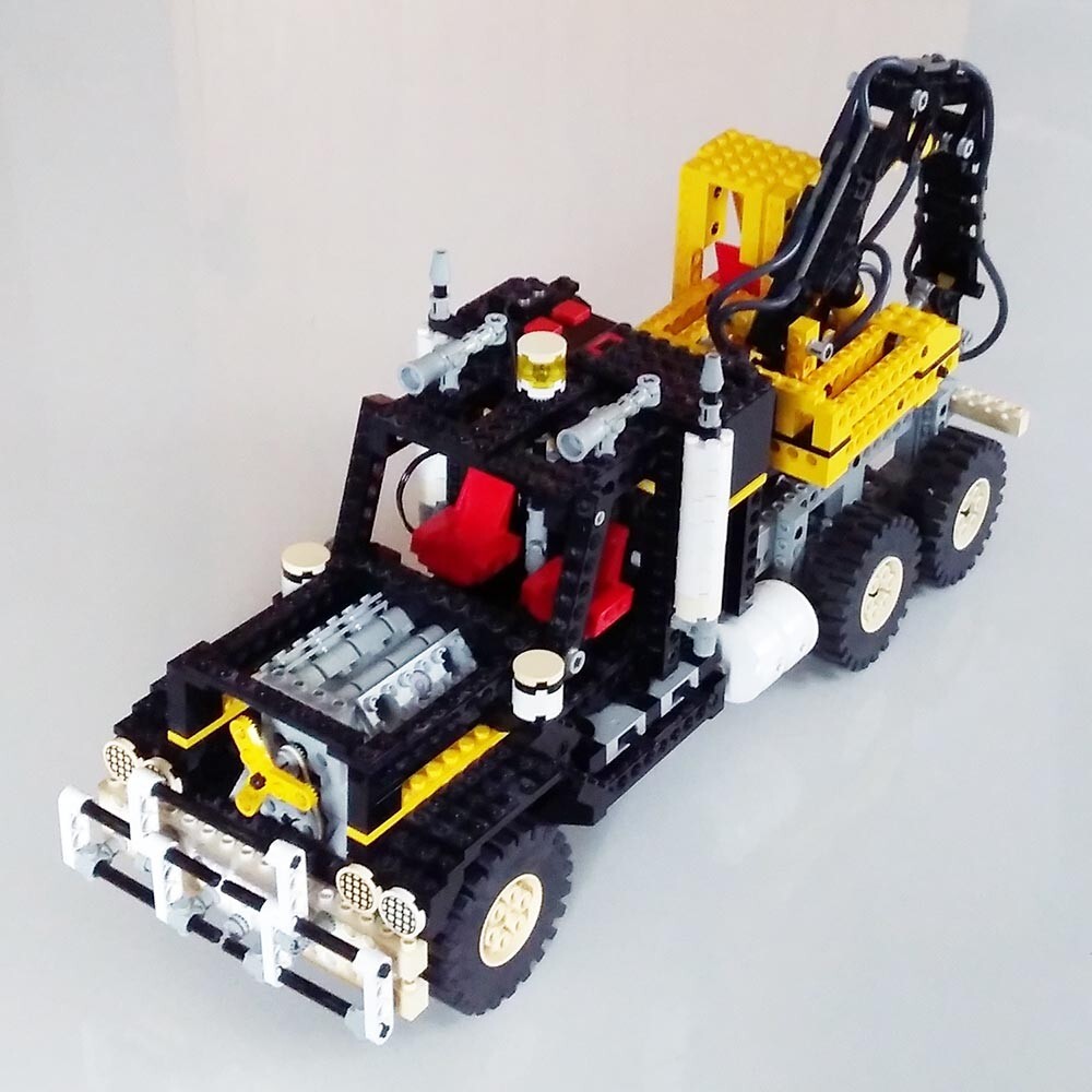 vintage Lego Technic 8868 Air Tech Claw Rig with motorized