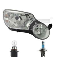 Scheinwerfer Rechts H4/P13W Mit Tagfahrlicht FüR Skoda Yeti 5L Inkl. Lampen