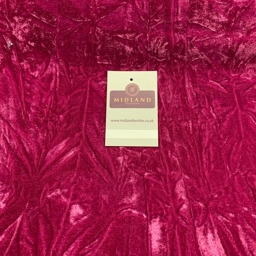 £5.75 Creased Ice Velvet One way stretch Dress Fabric 58" M607 Mtex - Picture 102 of 146