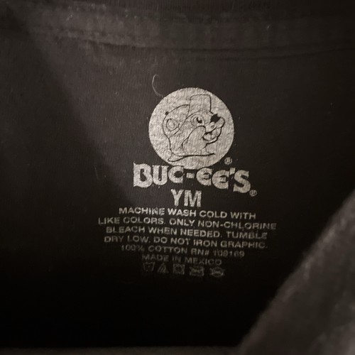 Buc-ee’s T-Shirt Adult Sz YM Black "You Are My Sunshine" Sunflower Double Sided - Picture 3 of 5