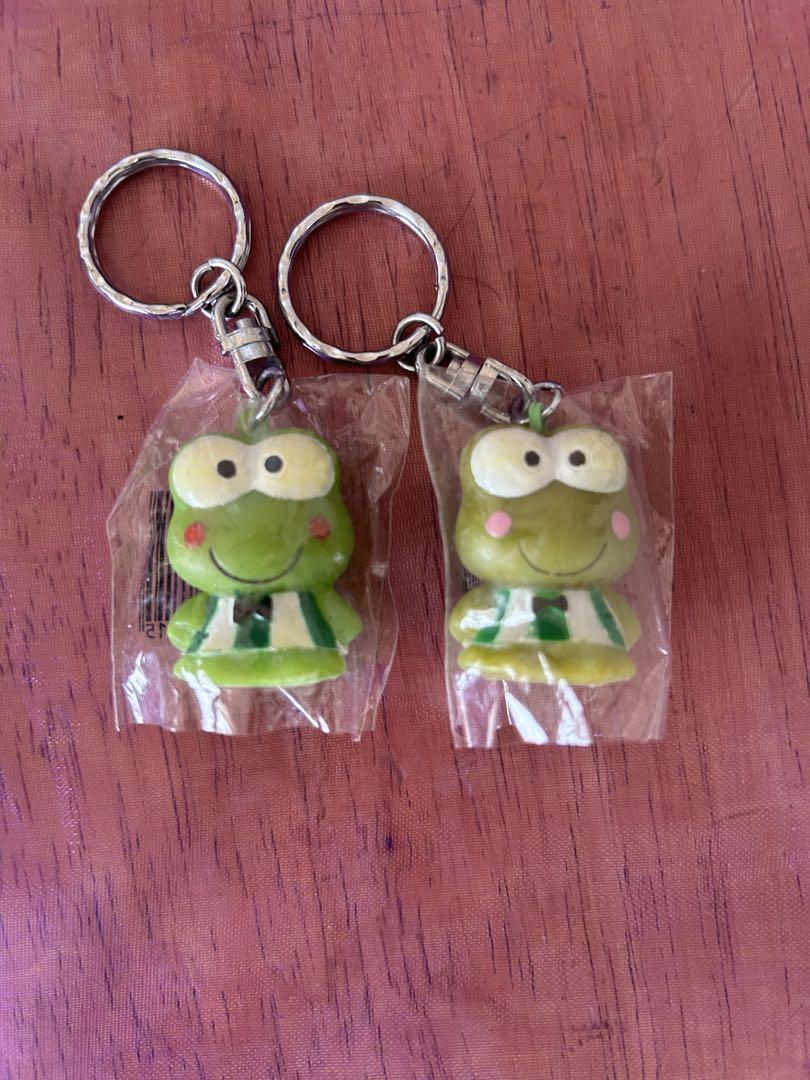 Sanrio Kerokeroppi Keychain Set - 2 Pieces - Used Slight Wear