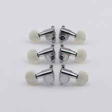 1 Set Guitar Machine Heads Tuners Chrome