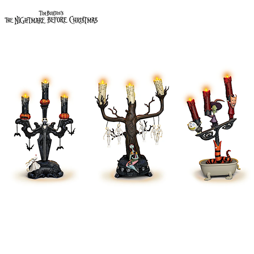 Disney Tim Burton The Nightmare Before Christmas Candelabra With