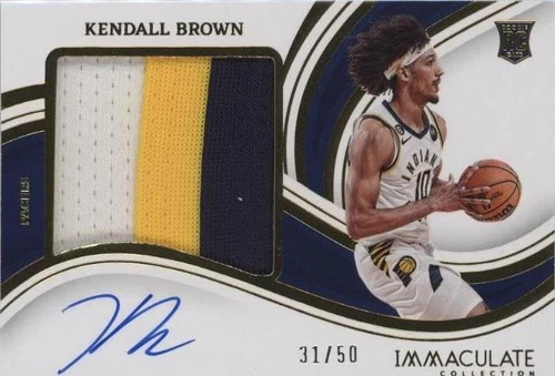 2022-23 Panini Immaculate Collection - Kendall Brown #PPA-KBR