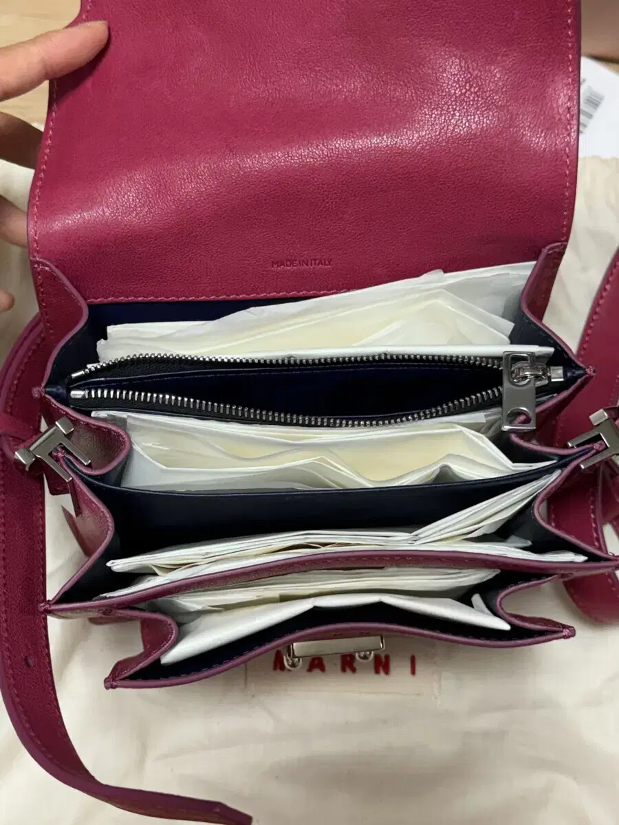 MARNI TRUNK SOFT MINI BAG ピンク Marni Trunk Leather Crossbody Bag | Pink | FARFETCH