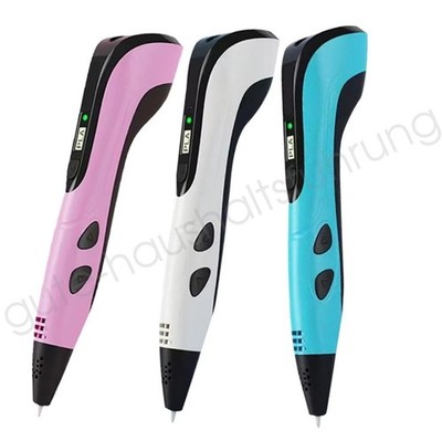 Kinder DIY 3D Stifte Set 3D Druckstift 3Farben 9m PLA Filament 3D Printing Pen!