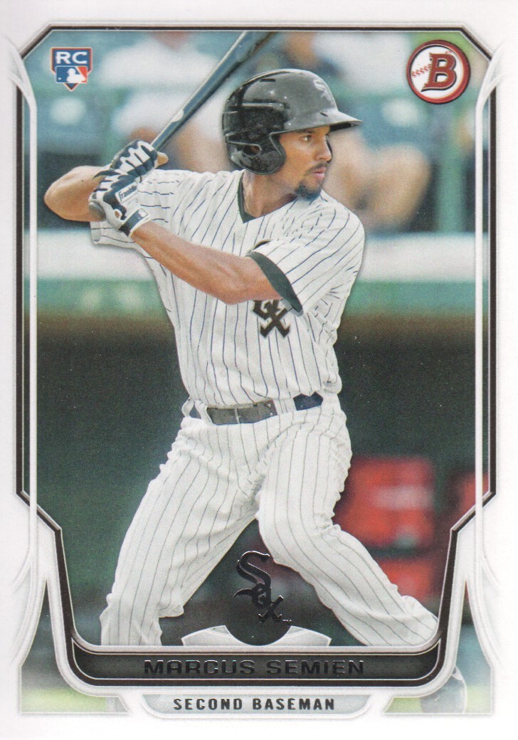 2014 Bowman Baseball Card #40 Marcus Semien RC