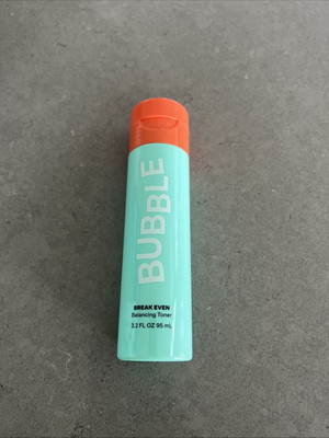 Bubble Skincare Break Even pH BALANCING TONER 3.2oz | New W/ Fast Ship! READ