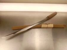 Antique wakizashi samurai sword signed Kanesumi made in Mino region Japan