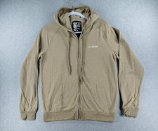 Billabong Men's Hoodie Size Medium Brown Full Zip Jacket Long Sleeve Drawstring