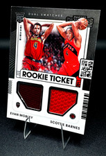 2021-22 Panini Contenders - Rookie Ticket Dual Swatches Scottie Barnes, Evan ...