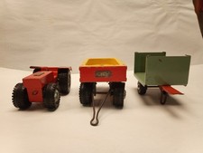 Steiff Traktor mit 2 Anhängern Original