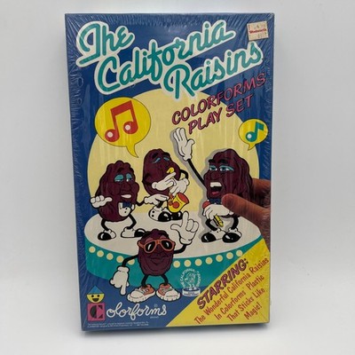 California Raisins Colorforms Play Set Sealed VTG 1980s Woolworth NOS