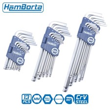Allen Key Set 13pc HemBorta Allen Keys Metric Ball End Alan Keys Satin Finish