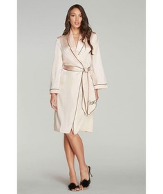 Agent Provocateur Classic Pink Silk PJ Dressing Gown AP4 Large