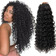 8 Packs Curly Crochet Hair Gogo Curl Crochet Hair for Women 18Inch 1B  Natural