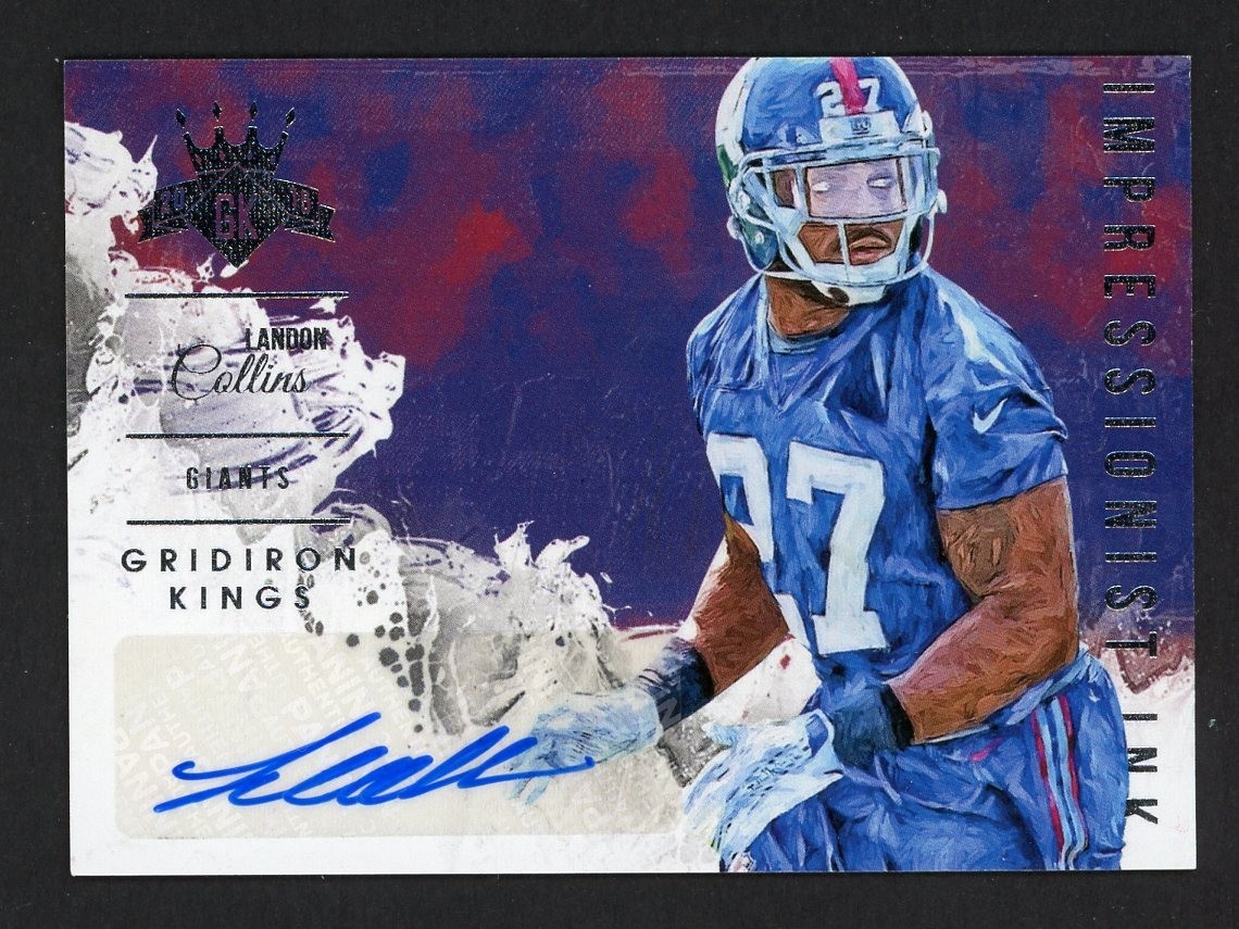 Landon Collins Panini Gridiron Kings Impressionist Ink #LC Base