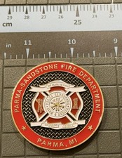 MI Parme service d'incendie en grès Michigan pièce de monnaie sauvetage EMT EMS
