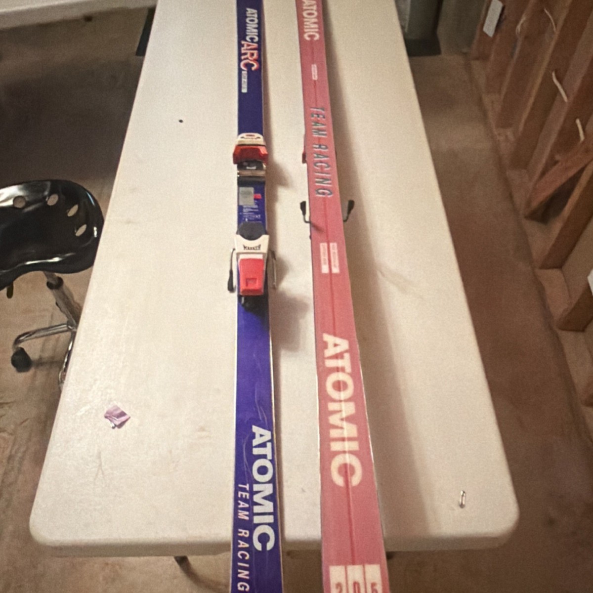 Atomic ARC Team HV3 SL Racing Skis 205 cm Blue Red White with