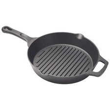 Winco CAGP10R 10 1/4 in Fireiron™ Cast Iron Grill Pan