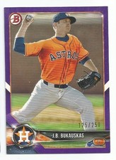 2018 Bowman Prospects Purple J.B. Bukauskas #BP125 Houston Astros #'d /250