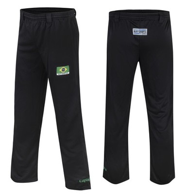 Capoeira Hose schwarz uni Kinder Erwachsene Brasilien Kampfsport Pant 