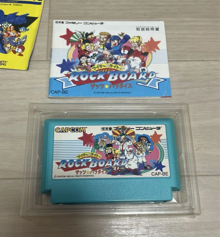 Wily and Light Rock Board Famicom Game Japan Boxed with Software Damaged - Image 3 of 4