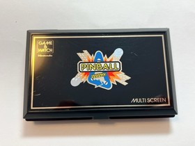 NINTENDO GAME AND & WATCH Pinball 1983 Multi Screen  with BOX Retro game