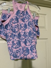 Athleta Girl FREE SPIRIT Tankini Top, Bikini bottom, Cannonball 2.0 Short  XXL 16