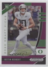 2020 Panini Prizm Draft Picks Rookies Purple Justin Herbert #102 uk2