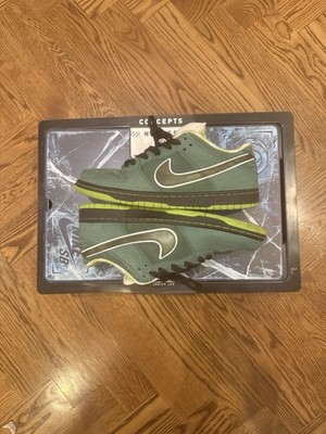 Nike Concepts X DUNK low  SB  Green Lobster  Special box - Size 10