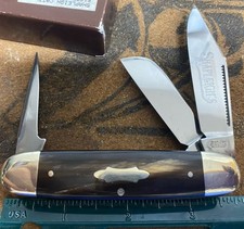 Shapleigh S103BH Cattle Stockman Knife, Buffalo Horn Handles