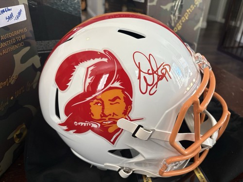 Warren Sapp Signed Buccaneers Alternate Full Size Replica Helmet BAS COA - Picture 2 of 13