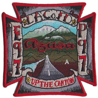 LA County Station 97 Azusa Up The Canyon Fire Patch .
