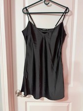 Black slip dress Size 10