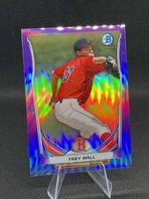2014 Bowman Prospects Chrome Retail Purple Refractor 051/199 Trey Ball #BCP2