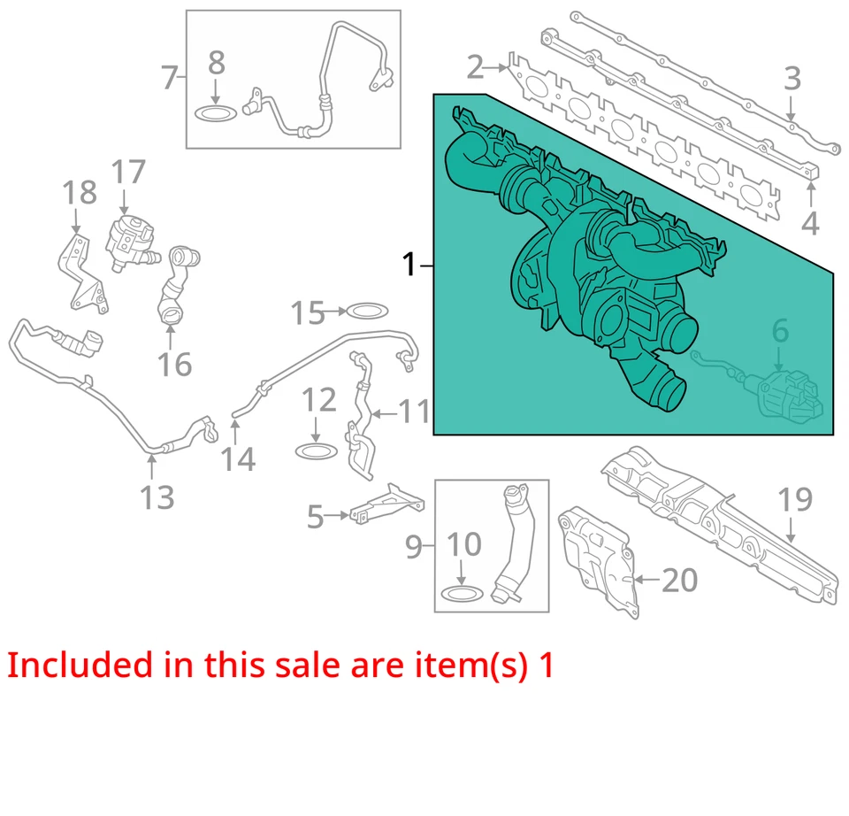BMW 440i 2018 turbocompresor OEM 164 k millas - LKQ430208917 Foto 4 de 4