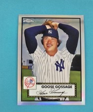 2021 Topps Chrome Plat Anniv Refractor #640 Goose Gossage NYY BASEBALL Card Z7