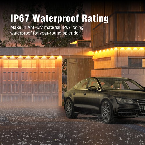 100FT Permanent Outdoor Eaves Light Smart RGB IC Waterproof With APP Control Kit - Picture 4 of 18