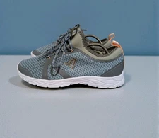 VIONIC Alma Women's Size 11 Blue Gray Knit Slip On Running Sneakers Shoes 