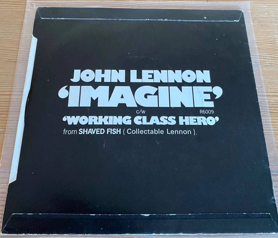 John Lennon - Imagine - Very Rare UK Promo - Black 7"Vinyl Single - Excellent. - Image 2 of 4