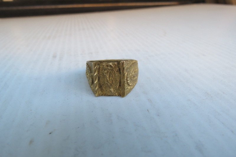Vintage 14K Guadalupe Ring Marked