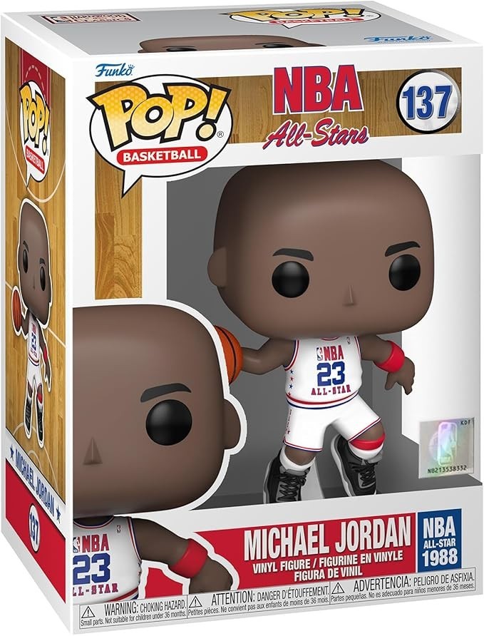 Funko Pop Nba All-Stars Michael Jordan #137 1988 Collectible Vinyl Figure