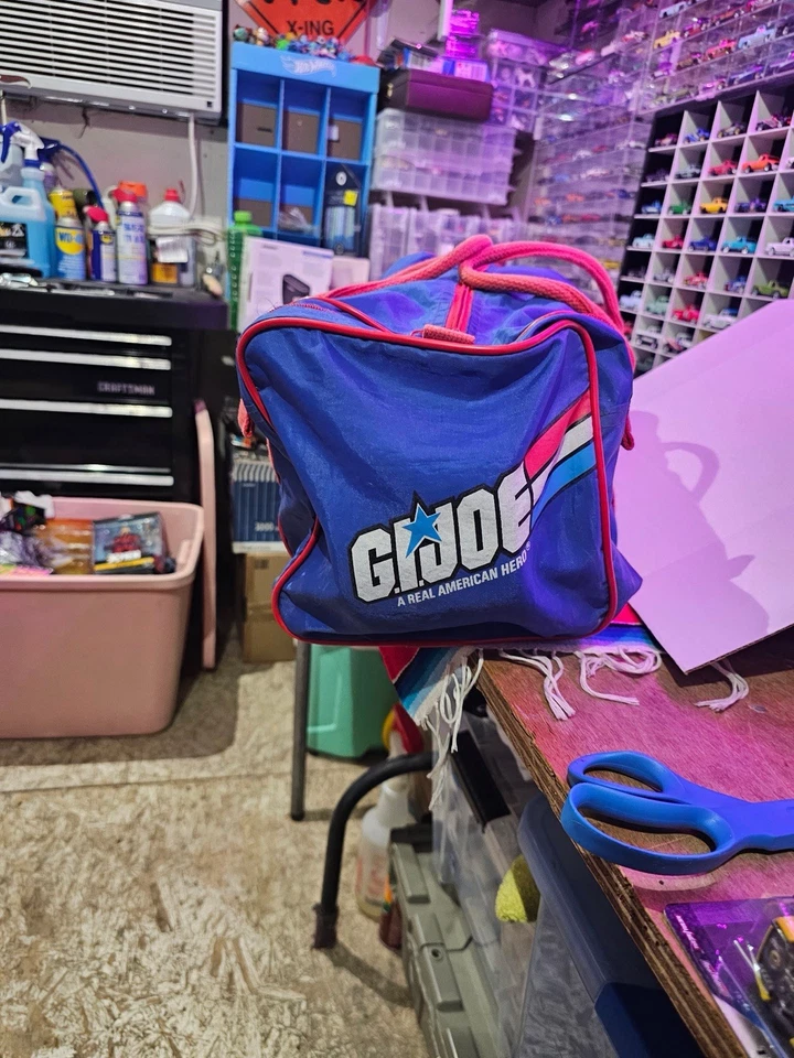 Bolso de Lona Deportivo Gi Joe FLINT 1984 RARO De Colección Ero Suprise! Hasbro Foto 3 de 4