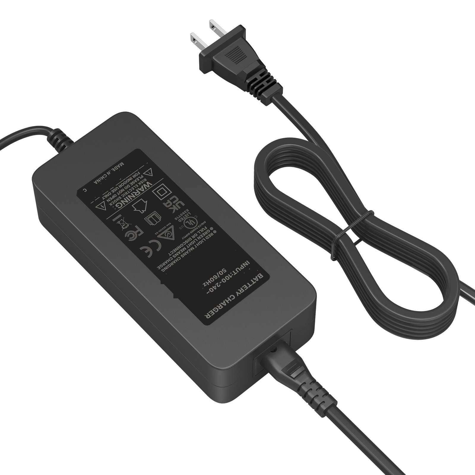 UL AC Adapter for UNI-SUN HY-B08B Hoverboard LED Light Scooter Go Kart Self Bal