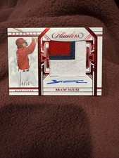 Brady House 2024 Panini Flawless Prospect Patch Auto Ruby /20 Color Match