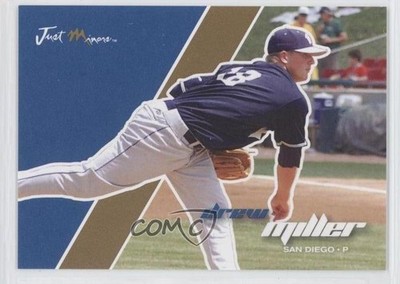 2008 Just Minors Just Auto Gold Edition 25/100 Drew Miller #50 0b5