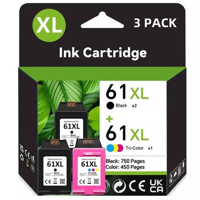 For HP 61XL Ink Cartridges for HP 61 XL ENVY 4500 4501 4502 4504 5530 5531 5535