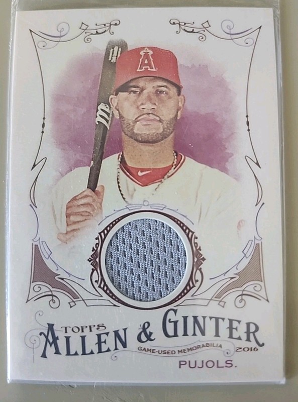 2016 Topps Allen & Ginter - Relics Albert Pujols #FSRB-AP  MINT